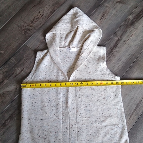 PEYTON PRIMROSE VEST SWEATER SHRUG WITH HOOD SIZE S - Picture 8 of 11